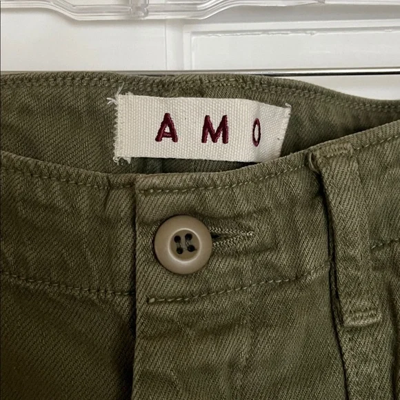 AMO Dark Green (super soft) Utility Pants. Size 30.